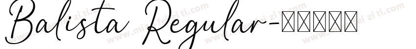 Balista Regular字体转换